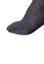 Afbeelding in Gallery-weergave laden, NOSOCKS long wool - donkergrijs - tenen