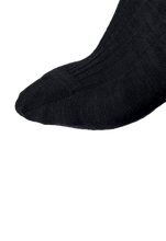 Afbeelding in Gallery-weergave laden, NOSOCKS long - zwart - tenen